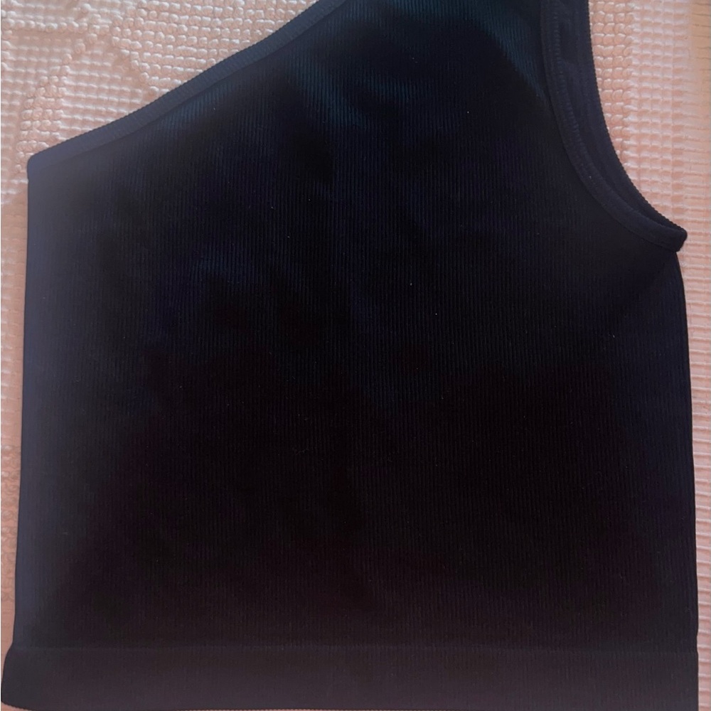 A New Day Elegant Black Top. Size Large Brand New never worn.